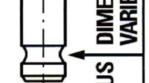 Supapa admisie MITSUBISHI SPACE STAR (DG_A), 