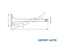 Supapa admisie Opel CORSA D Van 2006-2016 #2 0641045