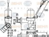 Supapa control agent frigorific VOLVO FH 12 HELLA 9XL 351 328-351