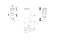 Supapa de expansiune Mahle, Citroen C3 AIRCROSS, 2017-, C3, 2016-, C4 CACTUS, 2014-, DS 3, 2015-,