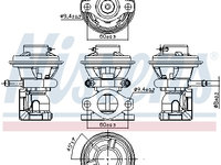 Supapa egr 98226 NISSENS pentru Iveco Daily