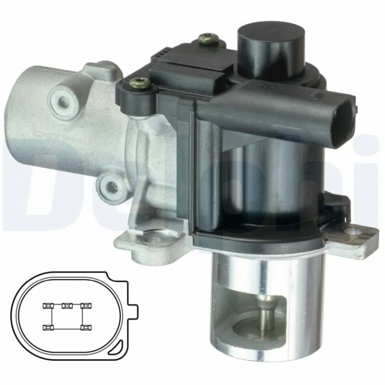 Supapa EGR DELPHI DACIA DOKKER microbus (KE_) 2012-2021 - EG10425-12B1