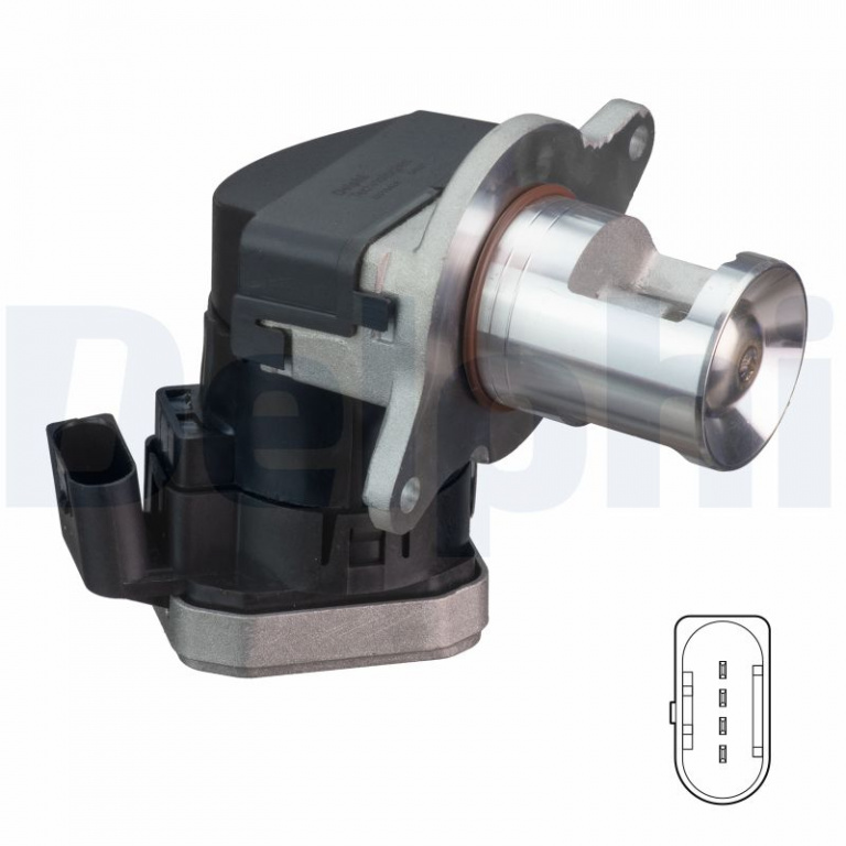 Supapa EGR (EG10428-12B1 EG1042812B1 DELPHI) MERCEDES-BENZ C-CLASS|E-CLASS|S-CLASS|V-CLASS, VIANO|VALENTE, VITO|VITO / MIXTO