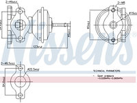 Supapa EGR NISSENS 98471