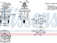 Supapa EGR NISSENS 98474