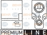 Supapa expansiune, clima (8UW351234241 HELLA) NISSAN,OPEL,RENAULT,RENAULT TRUCKS,VAUXHALL