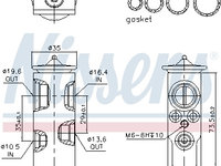 Supapa expansiune clima 999350 NISSENS pentru Peugeot 306 Opel Corsa Opel Vita