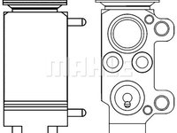 Supapa expansiune clima AVE56000P MAHLE pentru Bmw Seria 3 Bmw Seria 1 Bmw X1 Bmw X3