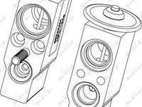 Supapa expansiune clima MERCEDES-BENZ A-CLASS W168 NRF 38406