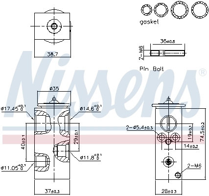 Supapa expansiune clima Nissens DS DS 7 (J4_, JC_) 2022-2025 - 999456