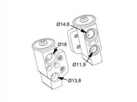 Supapa expansiune clima Volkswagen VW PASSAT CC (357) 2008-2012 #3 1K0820679