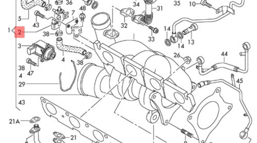 Supapa reglare presiune compresor Audi A5 (8T3) Sportback Coupe 2009 OEM 06F906283F