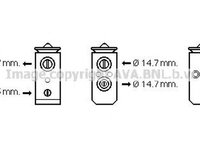 Supapa senzor clima HYUNDAI ACCENT III limuzina MC AVA HY1294