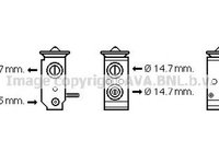 Supapa senzor clima HYUNDAI i20 PB PBT AVA HY1300