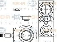 Supapa senzor clima LAND ROVER FREELANDER 2 LF FA HELLA 8UW 351 234-401