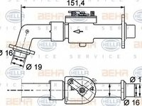 Supapa senzor freon VOLVO FH 16 HELLA 9XL351328111