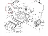 Supapa vacuum control clapeta acceleratie pentru Audi,VW,Seat,Skoda (1.6 BENZINA ) 06A129061