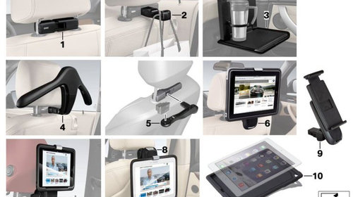 Suport Apple iPad 2-3-4 Travel &amp; Confort System Oe Bmw 51952360373