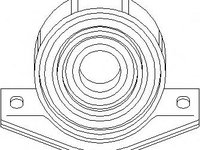 Suport, ax cardanic MERCEDES-BENZ S-CLASS limuzina (W126), MERCEDES-BENZ S-CLASS cupe (C126) - TOPRAN 400 126