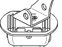 Suport, ax Citroen ZX (N2), PEUGEOT 306 hatchback (7A, 7C, N3, N5), PEUGEOT 306 Cabriolet (7D, N3, N5) - TOPRAN 722 003