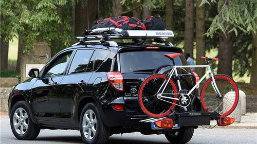 Suport biciclete Menabo Sirio Plus pentru 3 biciclete cu prindere pe carligul de remorcare auto