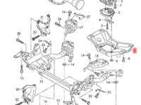 Suport cutie de viteze Audi A4 B8 2.0 TDI CAG Sedan 2009 OEM 8K0399263T