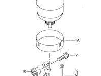 Suport filtru motorinaA4 B7 (8E)Berlina 2007 1.9 TDI OEM 3B0127224