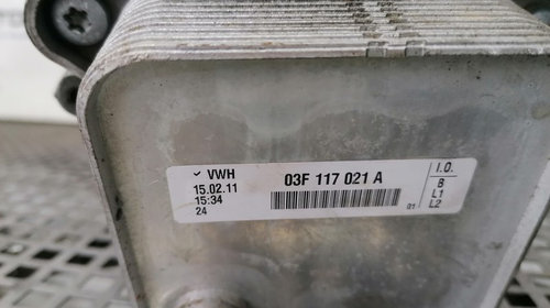 Suport filtru ulei cu termoflot Volkswagen Golf 6 1.2 TSI CBZ: 03F903143H [Fabr 2008-2015]