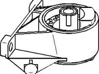 Suport motor OPEL ASTRA G hatchback (F48_, F08_), OPEL ASTRA G combi (F35_), OPEL ASTRA G limuzina (F69_) - TOPRAN 206 164