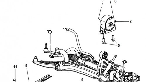 Suport motor pentru Dodge Caliber , Jeep Compass, Patriot