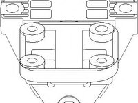 Suport motor PEUGEOT BOXER bus (244, Z_), PEUGEOT BOXER caroserie (244), Citroen RELAY bus (244, Z_) - TOPRAN 722 093