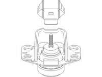 Suport motor RENAULT KANGOO (KC0/1_), RENAULT CLIO Mk II (BB0/1/2_, CB0/1/2_), RENAULT KANGOO Rapid (FC0/1_) - TOPRAN 700 530