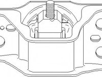 Suport motor RENAULT MODUS / GRAND MODUS (F/JP0_), RENAULT EURO CLIO III (BR0/1, CR0/1), RENAULT CLIO Grandtour (KR0/1_) - TOPRAN 700 727