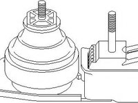 Suport motor VW SHARAN (7M8, 7M9, 7M6), SEAT ALHAMBRA (7V8, 7V9) - TOPRAN 110 175