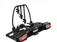 Suport pentru 3/4 biciclete cu prindere pe carligul de remorcare auto Thule VeloSpace XT 3 Negru