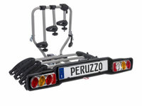 Suport pentru 4 biciclete cu prindere pe carligul de remorcare auto Peruzzo Siena 668/4