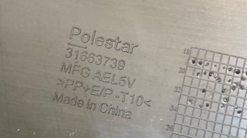 Suport prindere placuta de inmatriculare Volvo POLESTAR 31663739