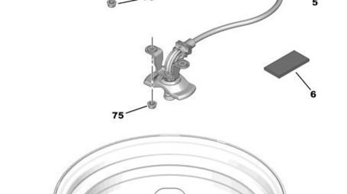 Suport roata rezerva Citroen DS5