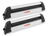 Suport ski/snowboard Fabbri Aluski & Bord 4 pe bare transversale, 4 perechi ski / 2 snowboard