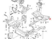 Suport tampon cutie de viteze Audi A4 B8 (8K) Avant 2011 2.0 TDI OEM 8K0399263K