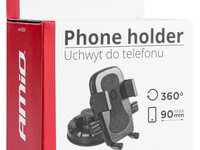 Suport Telefon Auto Cu Ventuza Pentru Bord Sau Parbriz Amio 03231