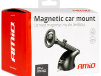 Suport Telefon Auto Magnetic Cu Ventuza Pentru Bord Sau Parbriz Amio 03796