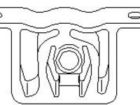 Suport, toba esapament AUDI A4 limuzina (8D2, B5), AUDI A3 (8L1), AUDI A6 limuzina (4B2, C5) - TOPRAN 109 115