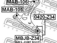 Suport trapez MITSUBISHI GALANT Mk VI combi (EA_) - OEM - FEBI BILSTEIN: FE34201|34201 - LIVRARE DIN STOC in 24 ore!!!