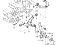 Suport trapez Volkswagen Amarok 2H 2015 2016 OEM 2H0407021B