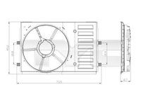 Suport, ventilator TYC 837-0035-1