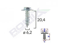 SURUB CU SAIBA ALFA ROMEO FIAT 6.2X20.4MM SET 10 BUC