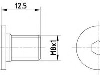 Surub, disc frana MERCEDES C-CLASS T-Model (S203) (2001 - 2007) TEXTAR TPM0002 piesa NOUA