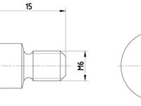 Surub, disc frana punte fata (TPM0001 TEXTAR) CHRYSLER,MERCEDES-BENZ,SSANGYONG