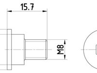 Surub, disc frana punte fata (TPM0003 TEXTAR) ALPINA,BMW,BMW (BRILLIANCE),LAND ROVER,MINI,ROLLS-ROYCE,TOYOTA,VW,ZINORO